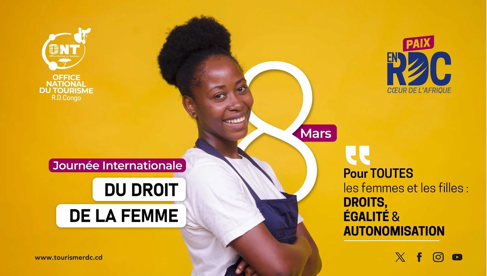 Célébration du 8 Mars : L’Office National du Tourisme célèbre la femme et le patrimoine congolais au Village de la Femme